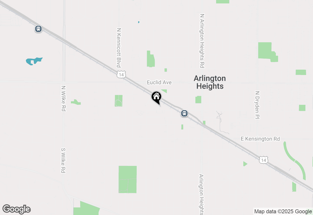 Map of 206 N Somerset Lane #2E, Arlington Heights, IL 60005