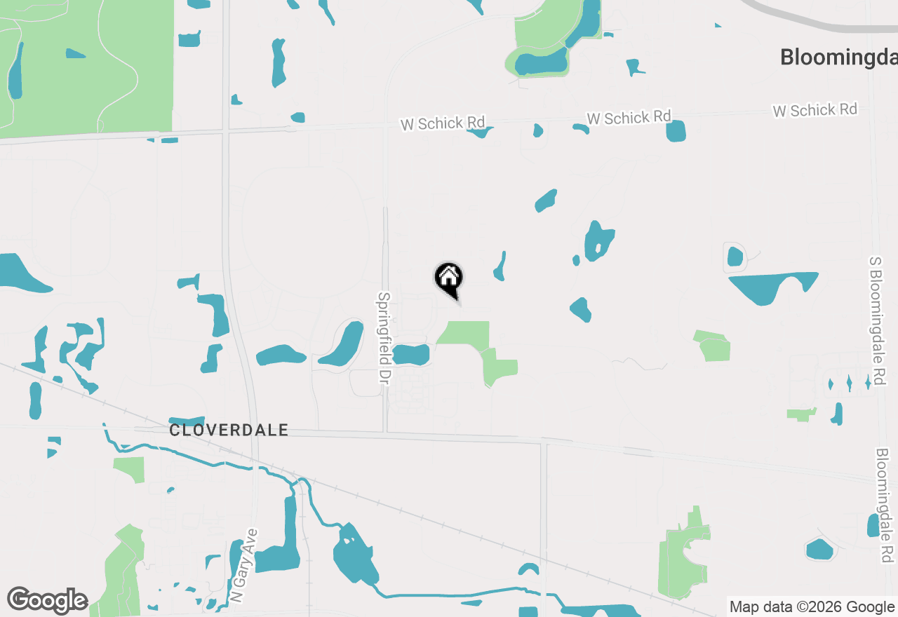 Map of 104 Glengarry Drive #208, Bloomingdale, IL 60108