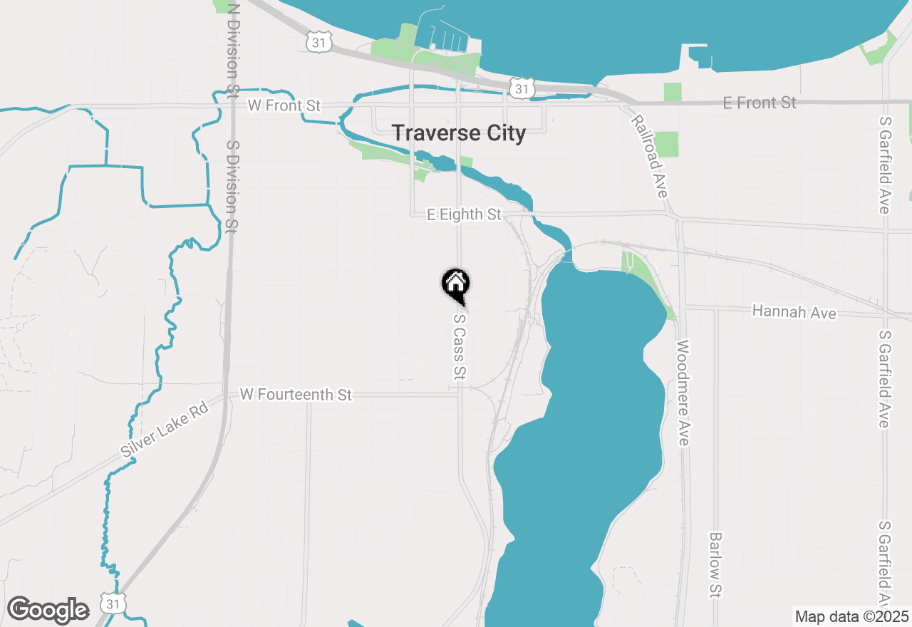 Map of 822 Cass Street, Traverse City, MI 49684