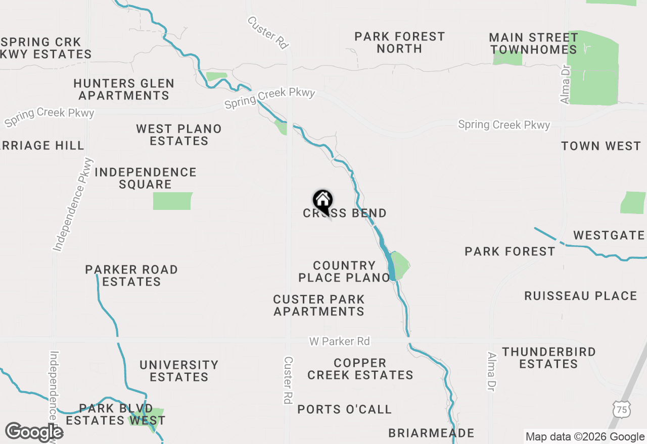Map of 1912 Knob Hill Drive, Plano, TX 75023