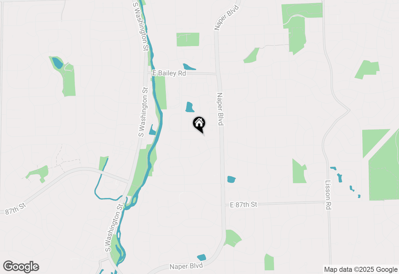 Map of 517 Sheffield Road, Naperville, IL 60565