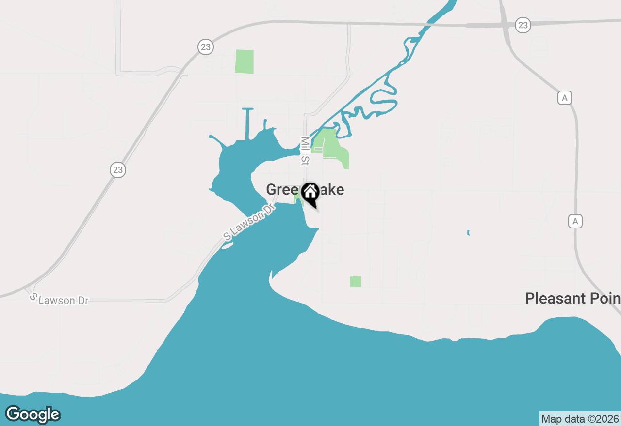 Map of 477 Lake St, Green Lake, WI 54941