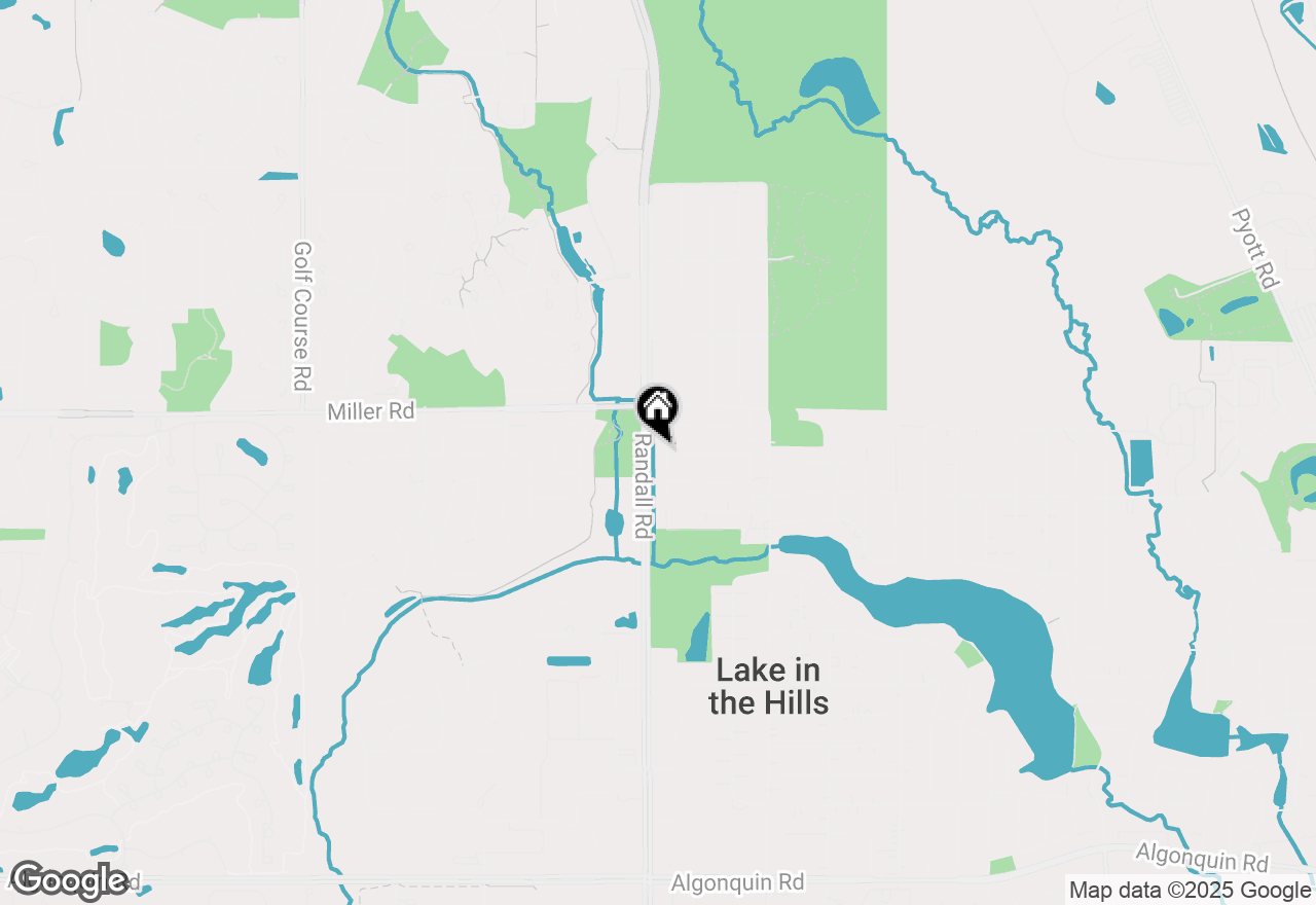 Map of 1205 Patton Avenue, Lake In The Hills, IL 60156