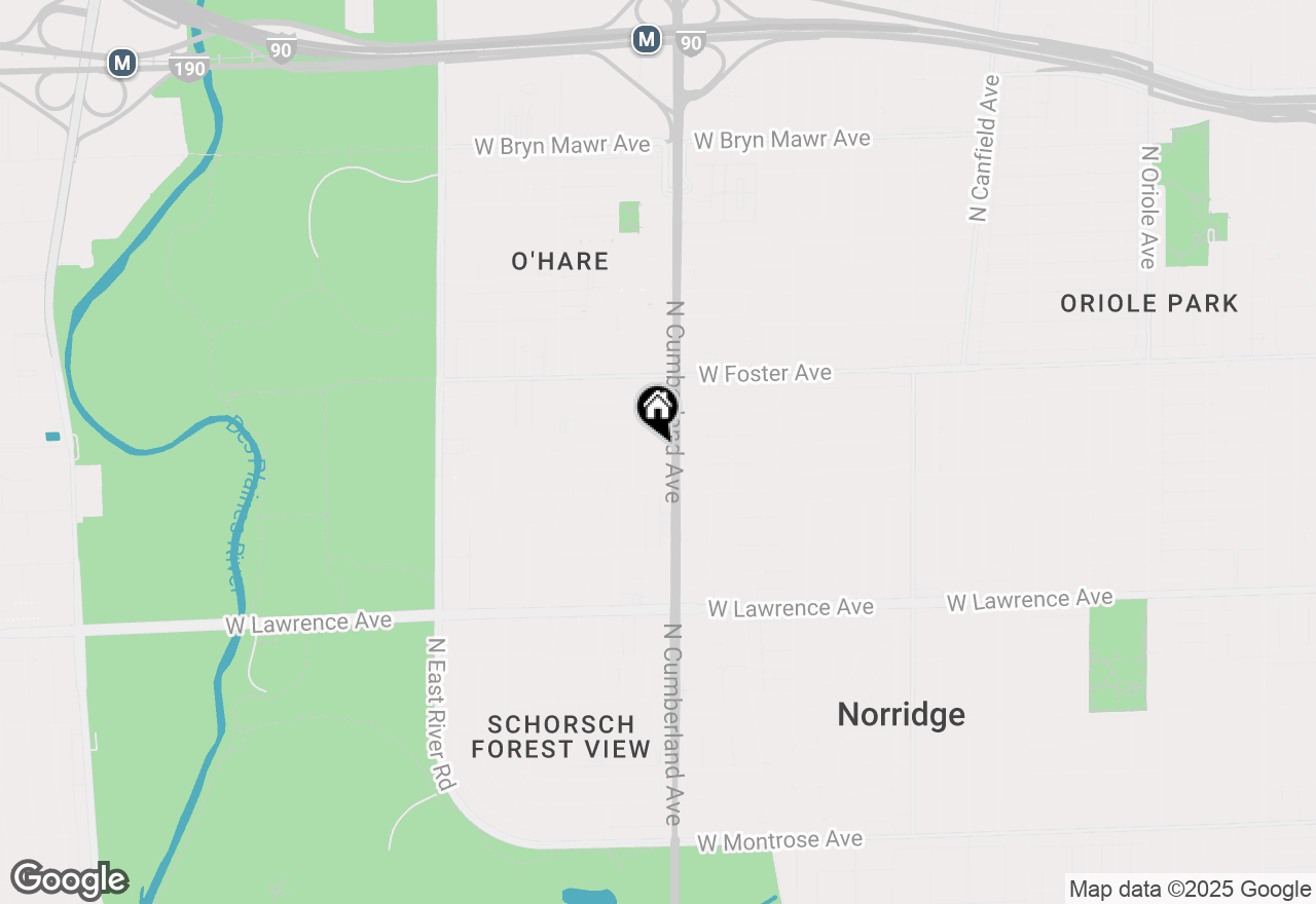 Map of 5050 N Cumberland Avenue #21V-22W, Norridge, IL 60706