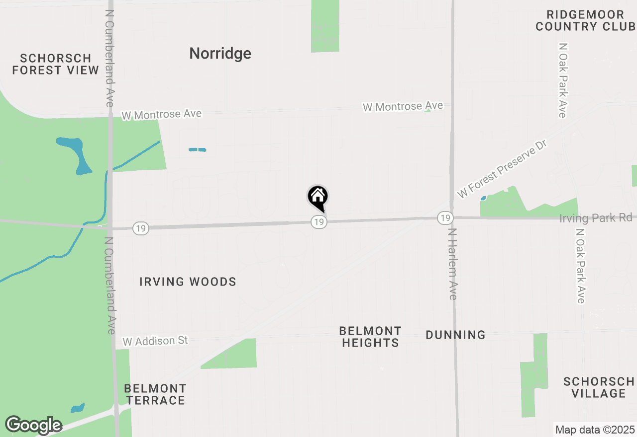 Map of 7642 W Irving Park Road, Norridge, IL 60634