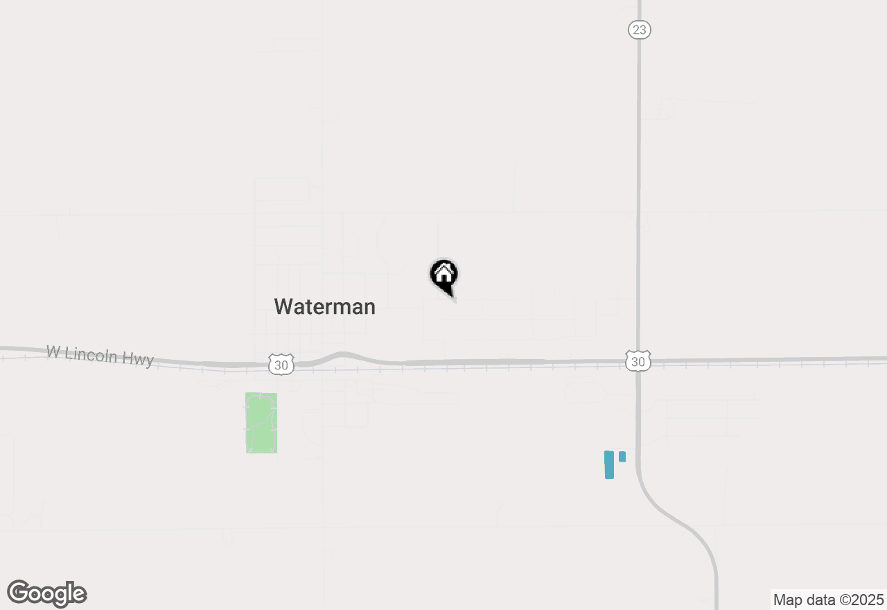 Map of 603 E Garfield Street, Waterman, IL 60556