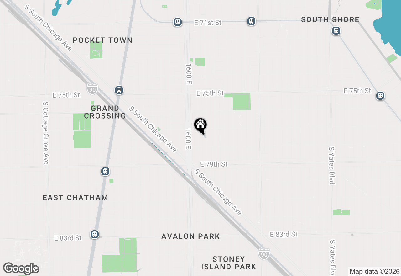 Map of 7731 S Cornell Avenue, Chicago, IL 60649