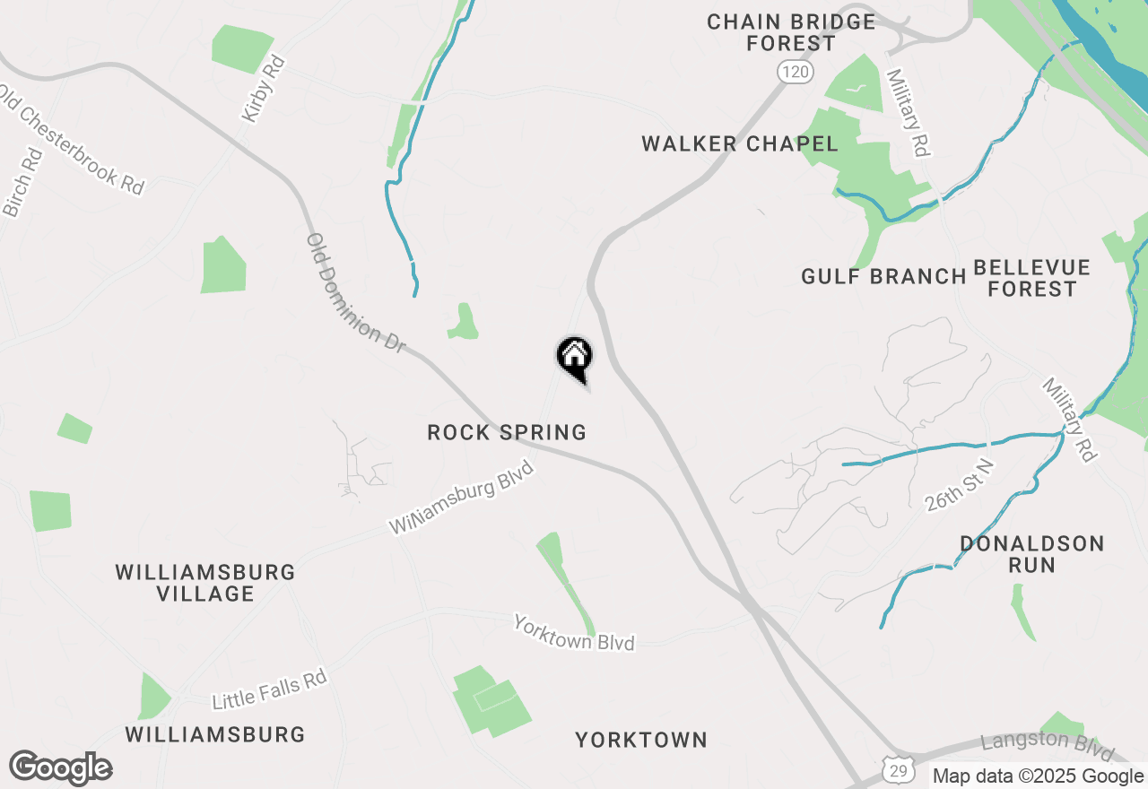 Map of 4929 34th Road N, Arlington, VA 22207