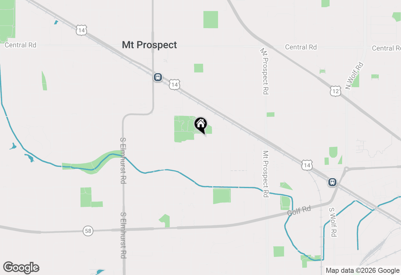 Map of 502 S Owen Street, Mount Prospect, IL 60056
