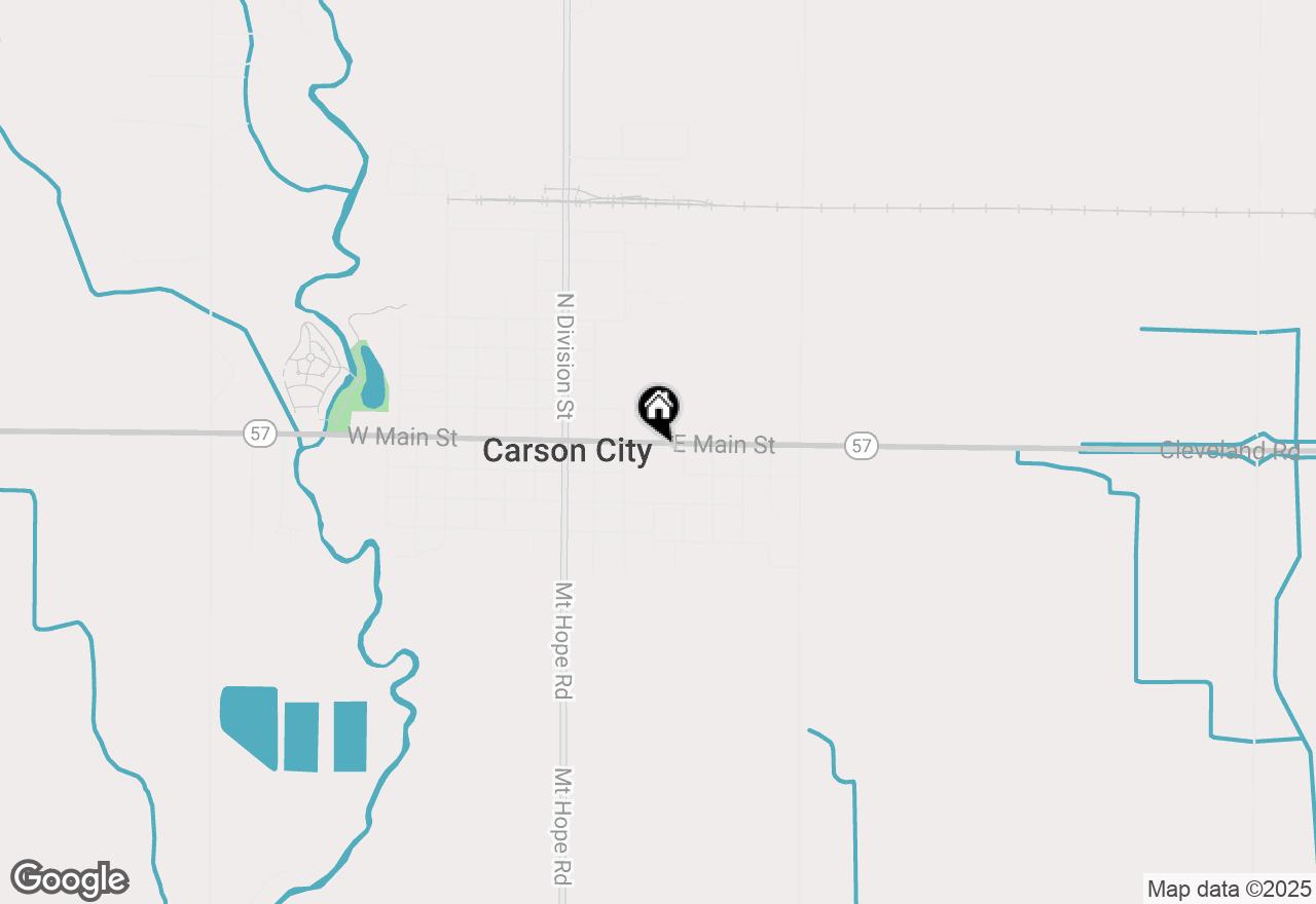 Map of 404 E Main Street, Carson City, MI 48811