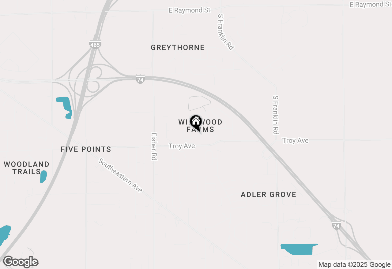 Map of 7804 Amadeus Drive, Indianapolis, IN 46239