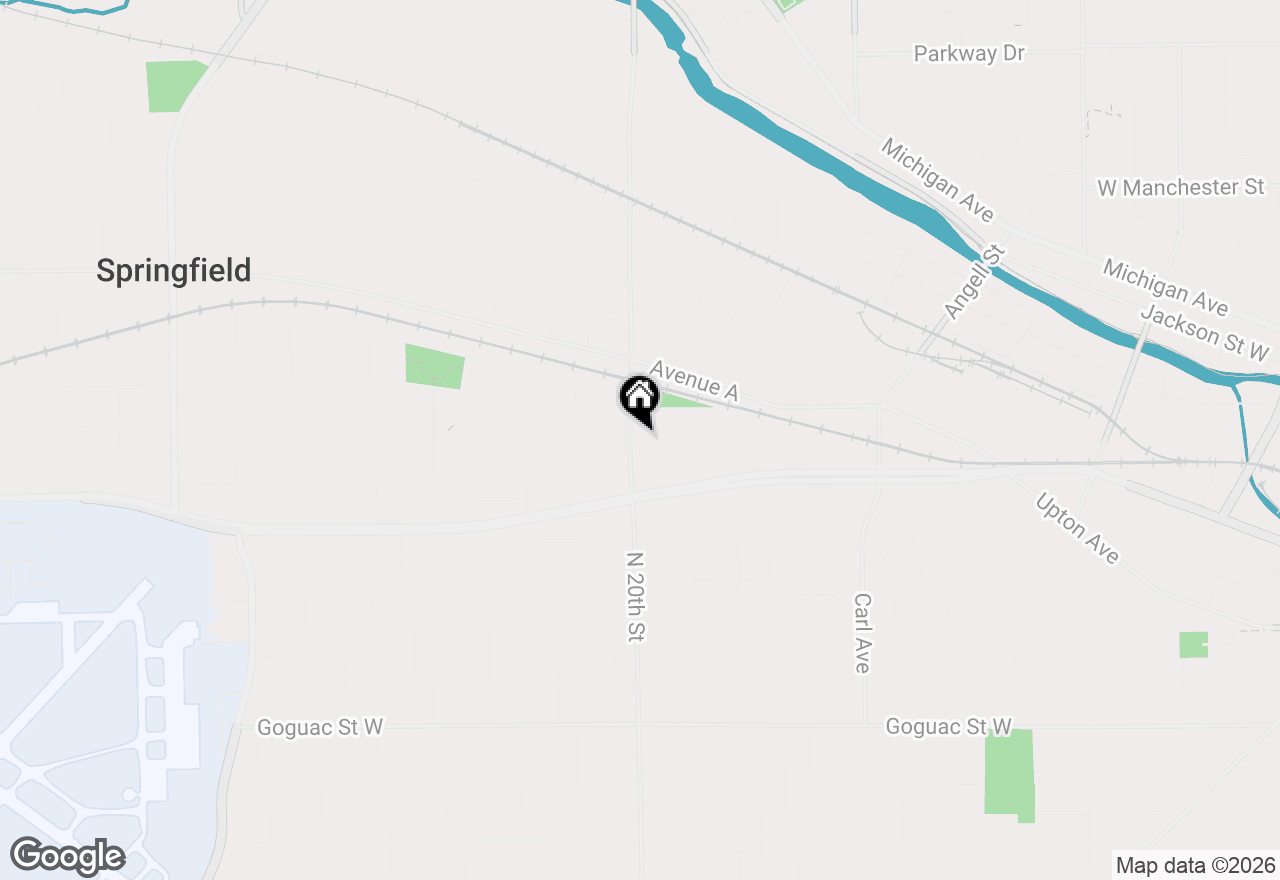 Map of 396 & 398 N 20th Street, Springfield, MI 49037