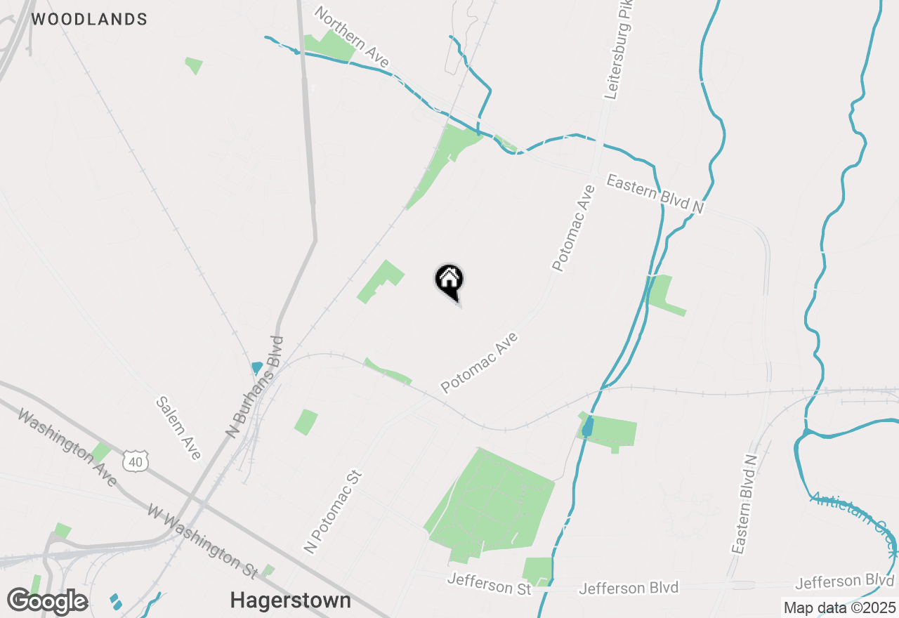 Map of 1009 Oak Hill Avenue, Hagerstown, MD 21742