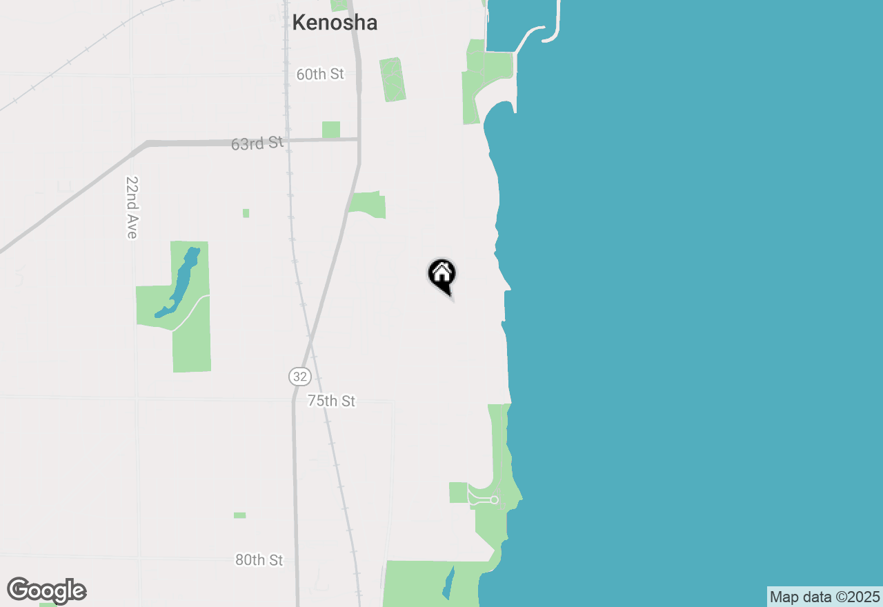 Map of 6913 5th Ave, Kenosha, WI 53143