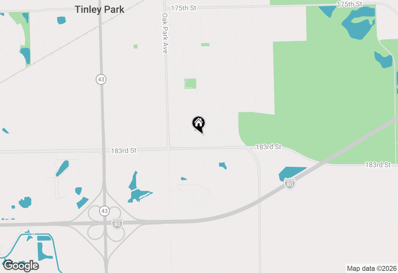 Map of 6612 Martin France Circle #3D, Tinley Park, IL 60477