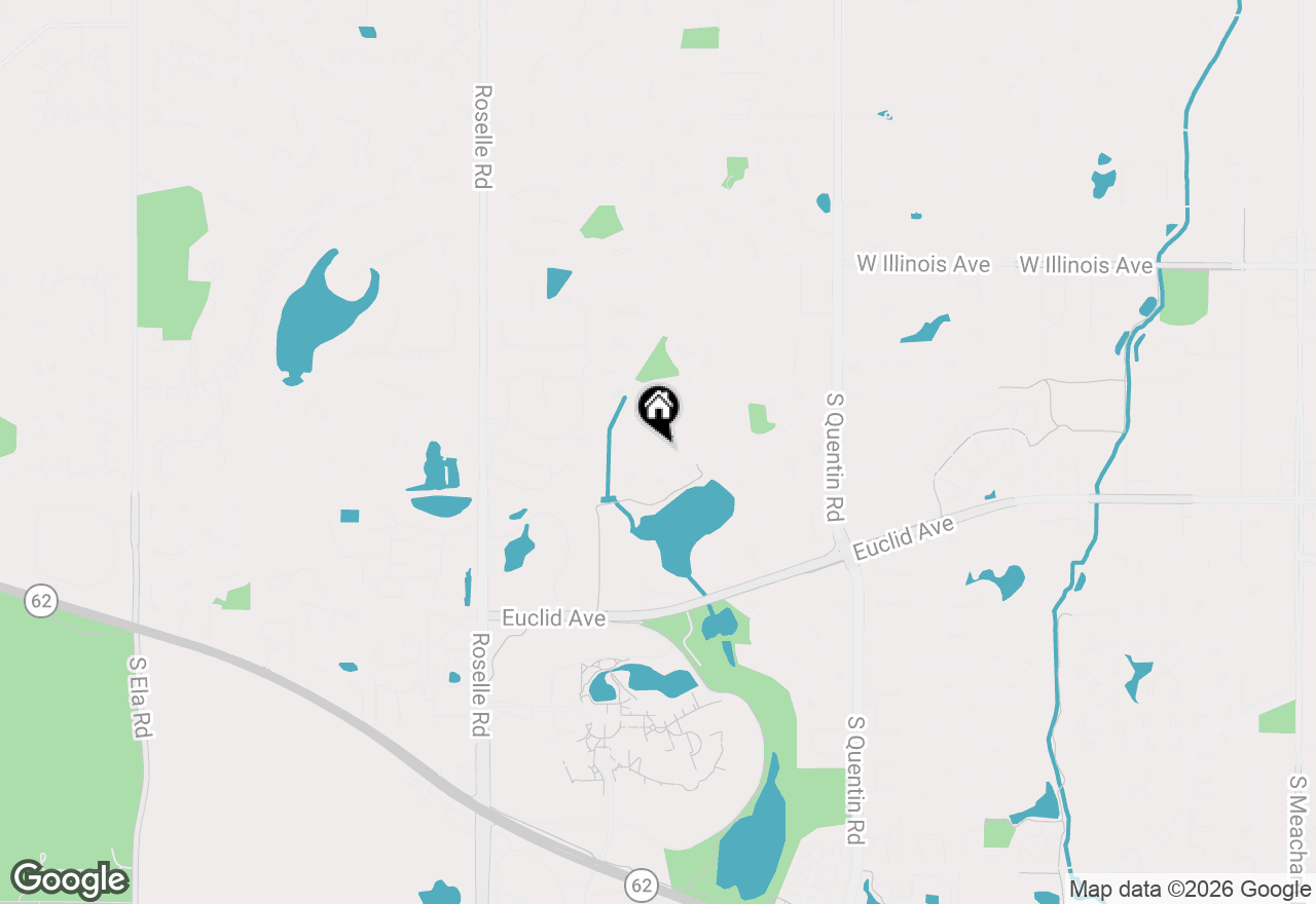 Map of 1125 W Skylark Drive, Palatine, IL 60067
