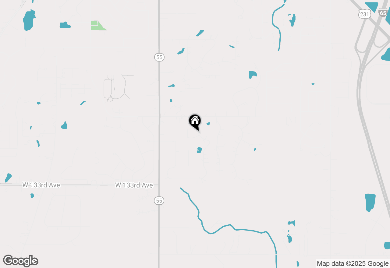Map of 12994 Fillmore Place, Crown Point, IN 46307