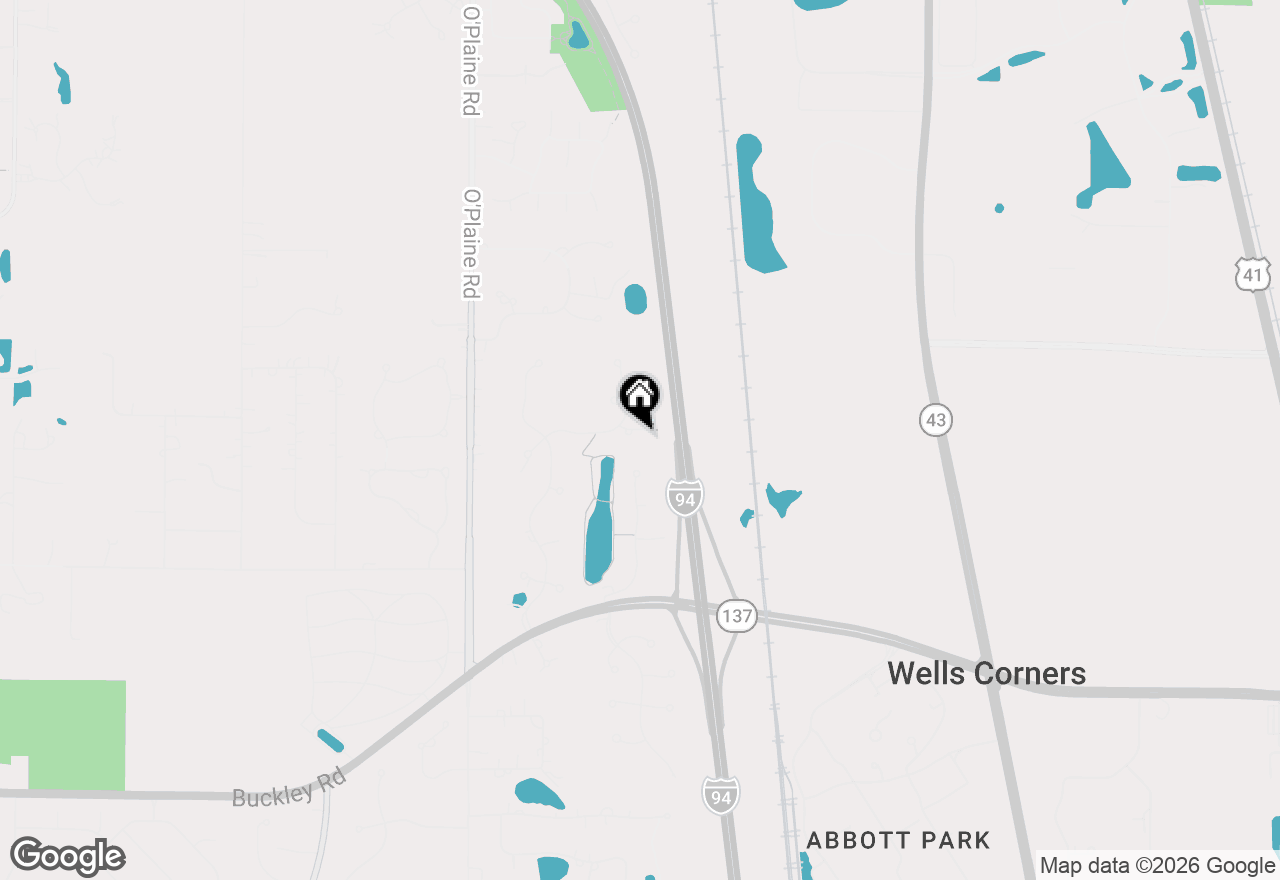 Map of (Address confidential), Libertyville, Illinois 60048