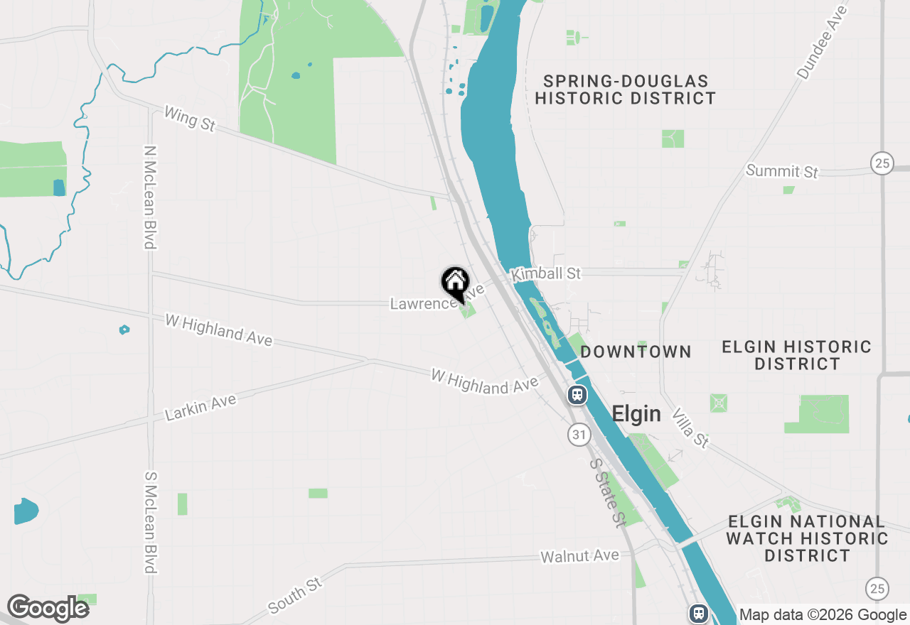 Map of 264 N Jackson Street #2, Elgin, IL 60123