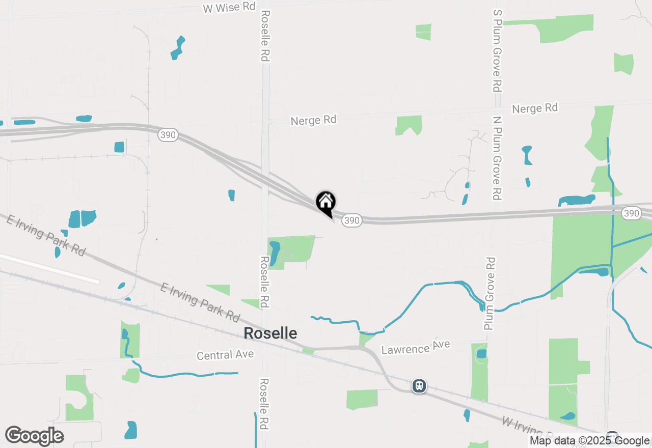 Map of 477 Springwood Drive, Roselle, IL 60172