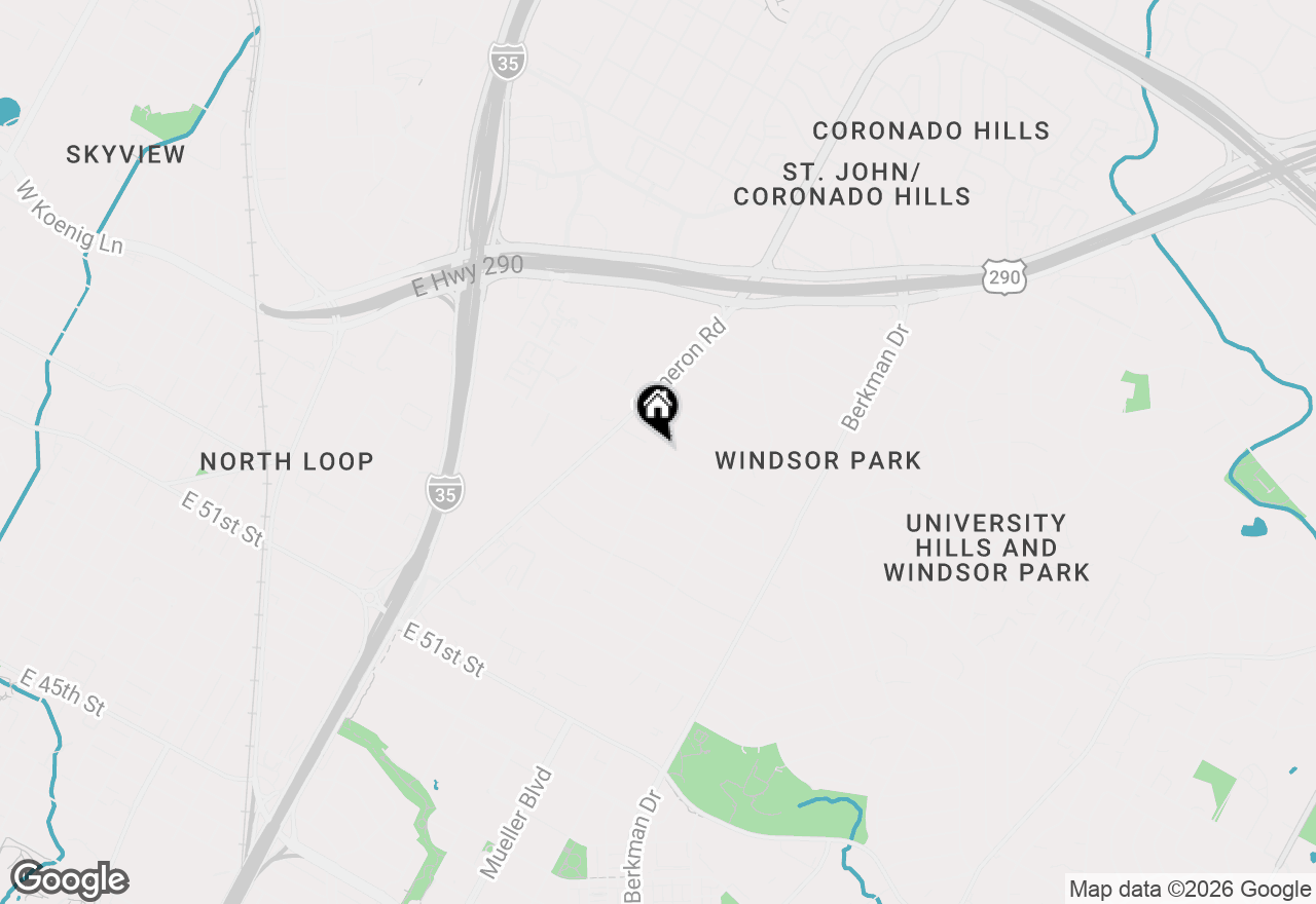 Map of 5806 Nassau Dr #B, Austin, TX 78723