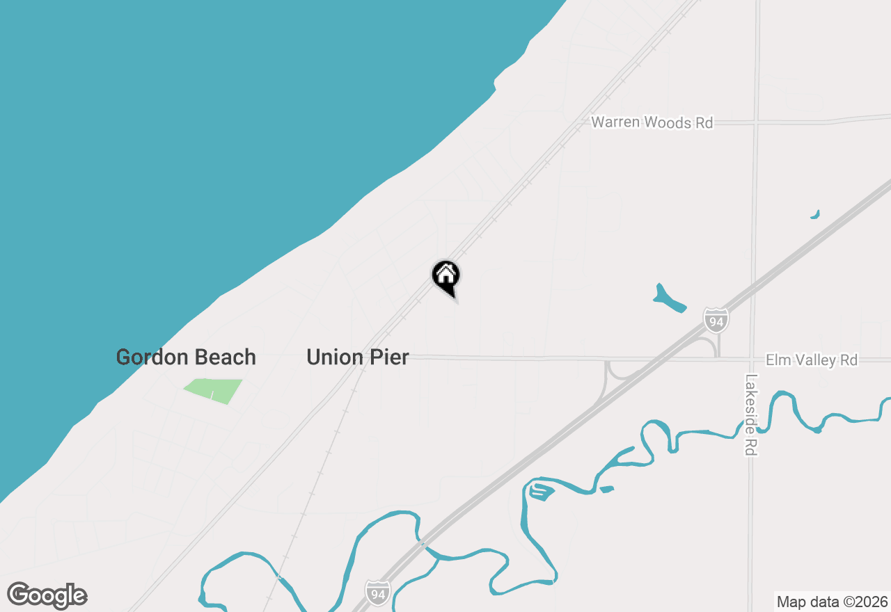 Map of 15972 Prusa Road, Union Pier, MI 49129