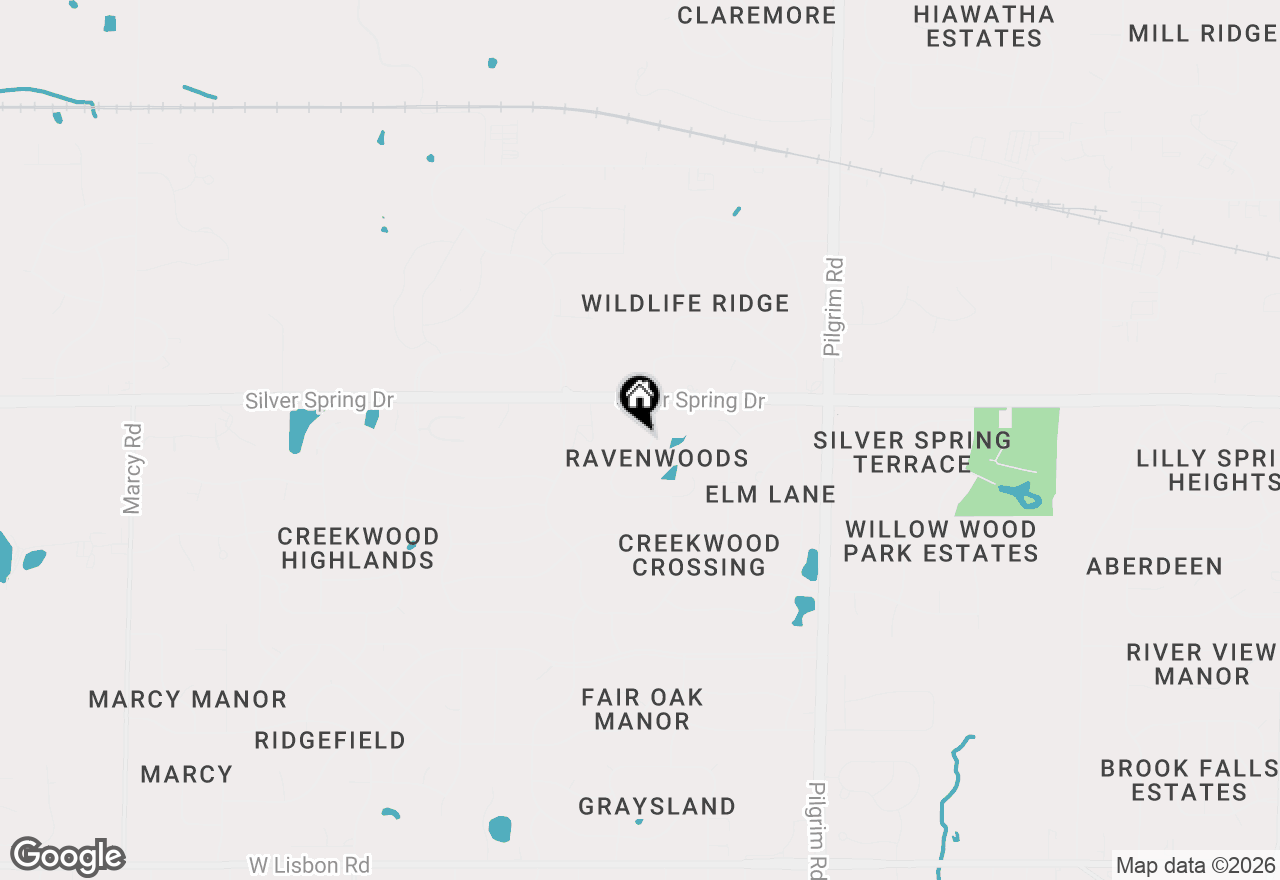 Map of W162N5533 Westwind Dr, Menomonee Falls, WI 53051