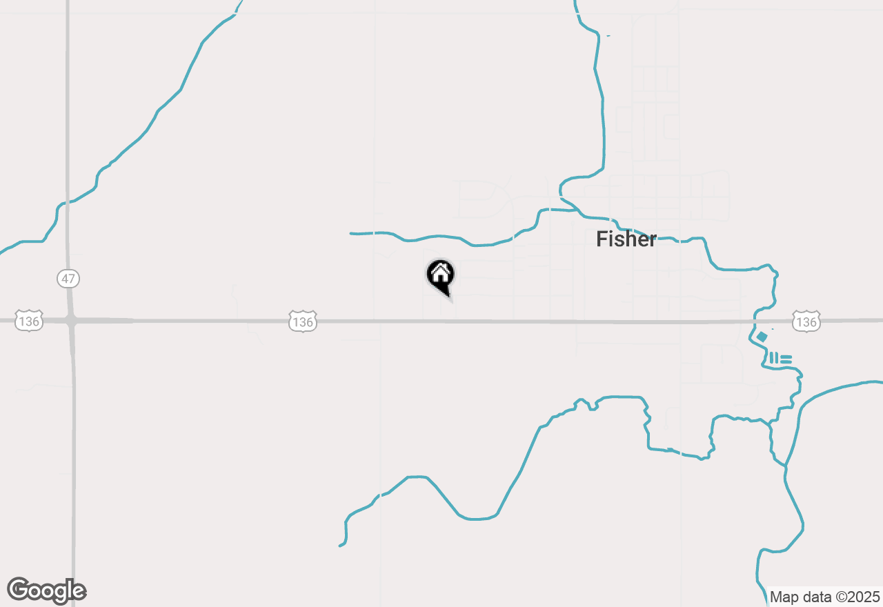 Map of 611 Jerin Court, Fisher, IL 61843