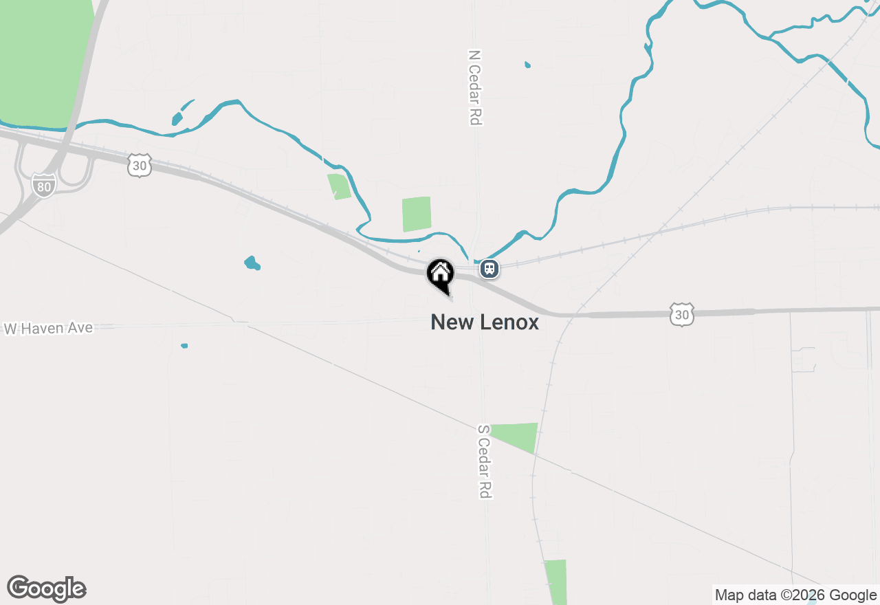 Map of 202 Hickory Street, New Lenox, IL 60451