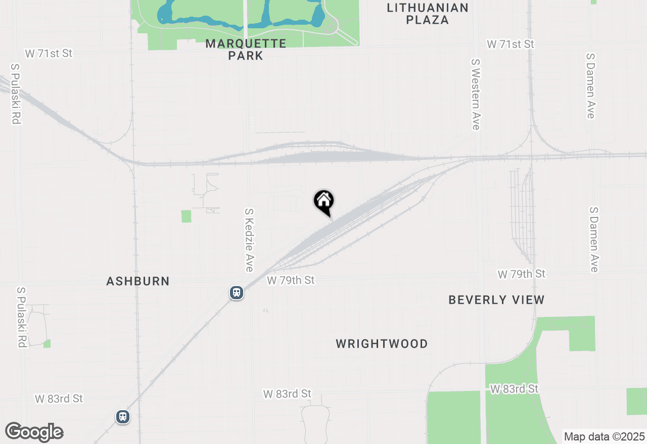 Map of 2926 W Columbus Drive, Chicago, IL 60652