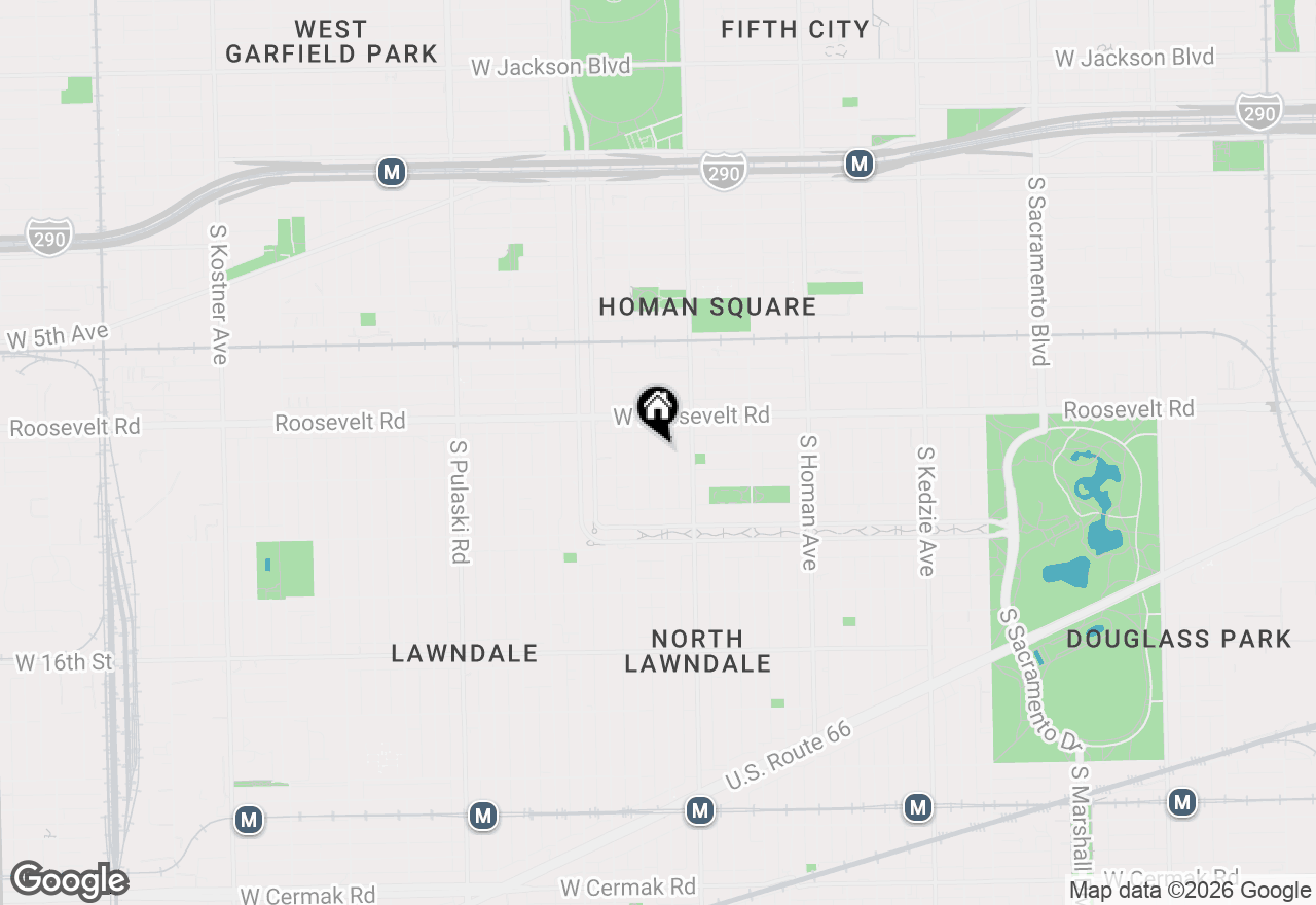 Map of 1234 S Millard Avenue, Chicago, IL 60623