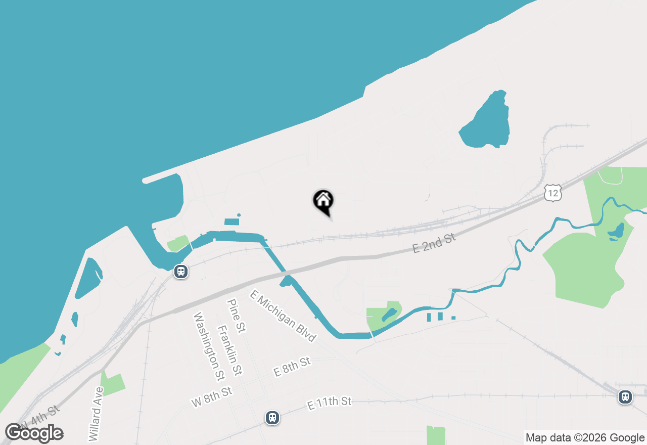 Map of 125 Blaine Street, Michigan City, IN 46360