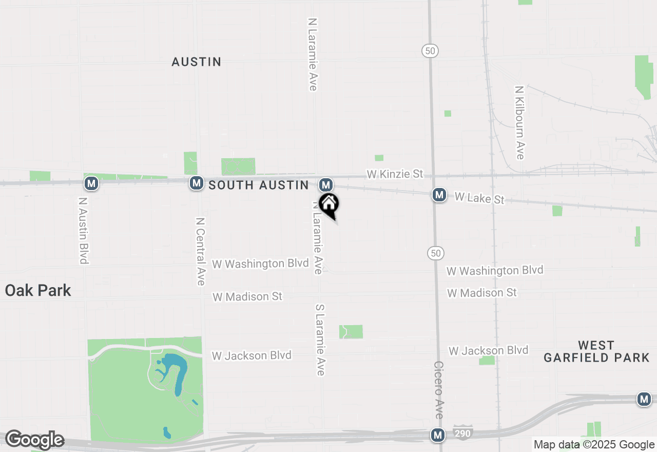 Map of 206 N Leamington Avenue, Chicago, IL 60644