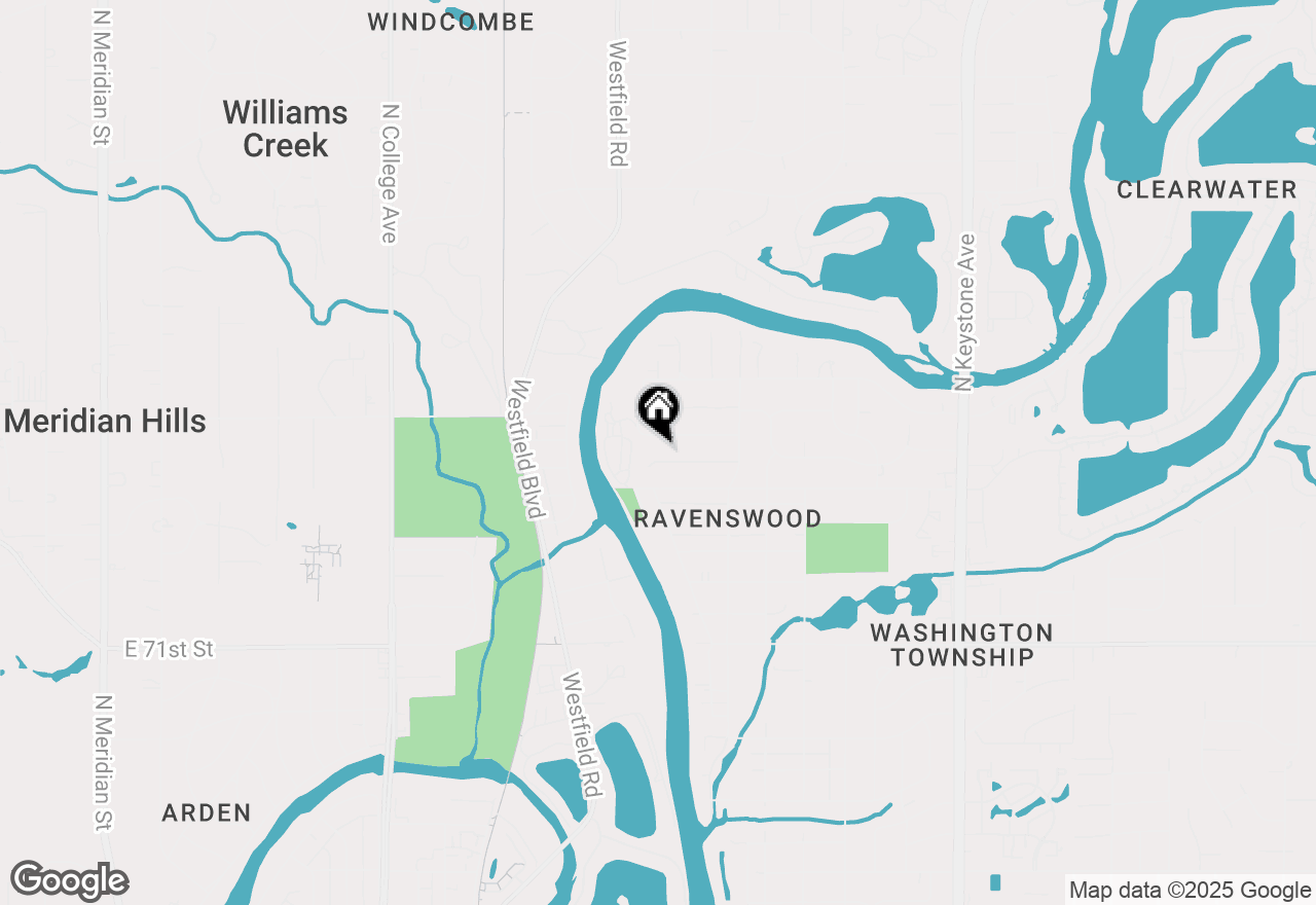 Map of 1410 Maxine Road, Indianapolis, IN 46240