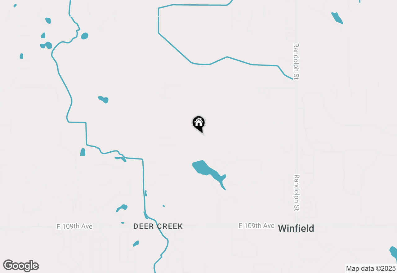 Map of 6721 E 103rd Avenue, Crown Point, IN 46307