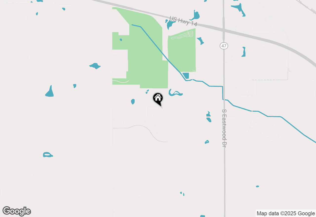 Map of 224 Fieldstone Drive, Woodstock, IL 60098