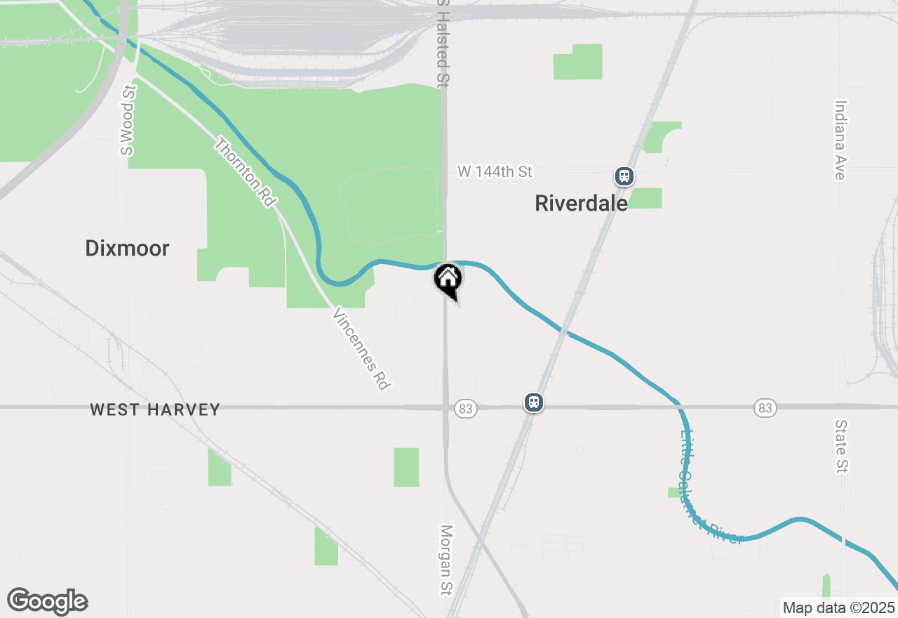 Map of 14437 Halsted Street, Harvey, IL 60426