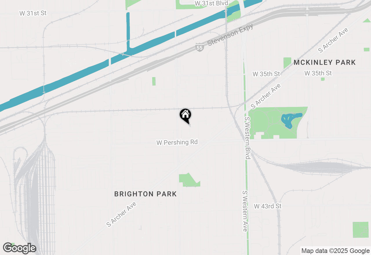 Map of 2733 W 38th Street, Chicago, IL 60632