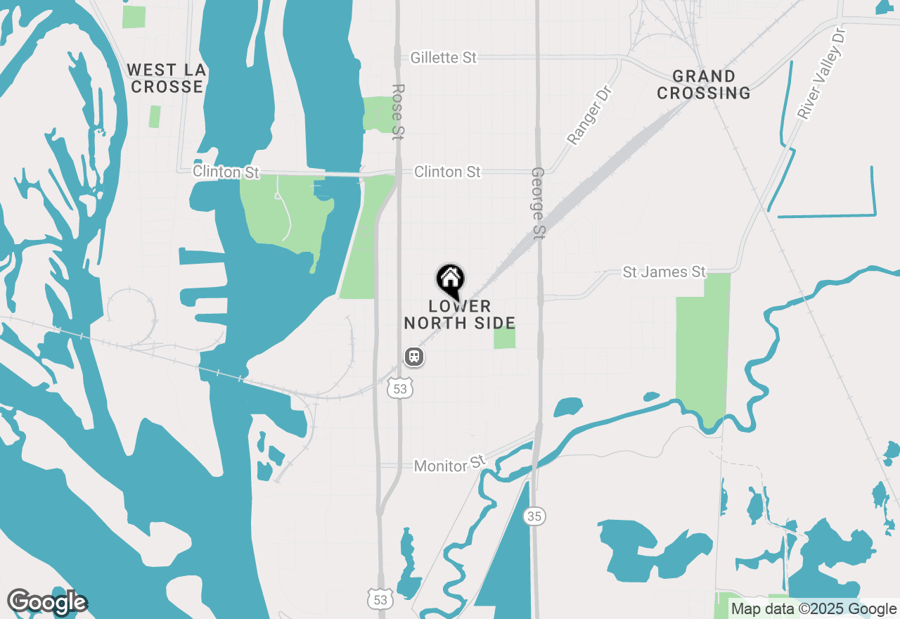 Map of 722 Avon St, La Crosse, WI 54603