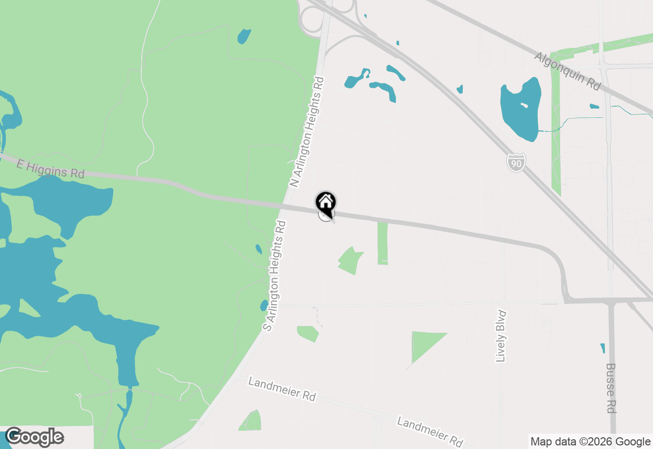 Map of 6 Ridgewood Road, Elk Grove Village, IL 60007