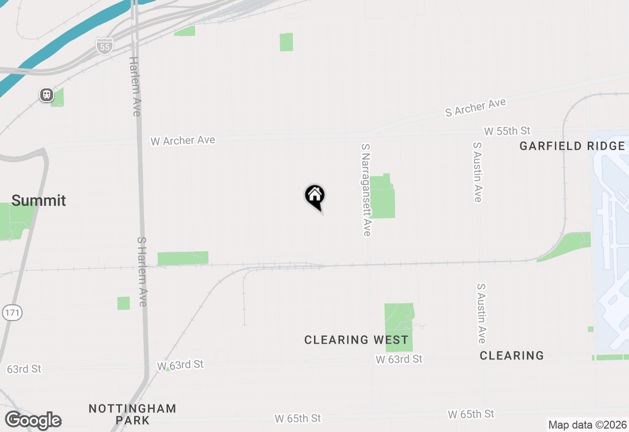 Map of 5755 S Nashville Avenue, Chicago, IL 60638