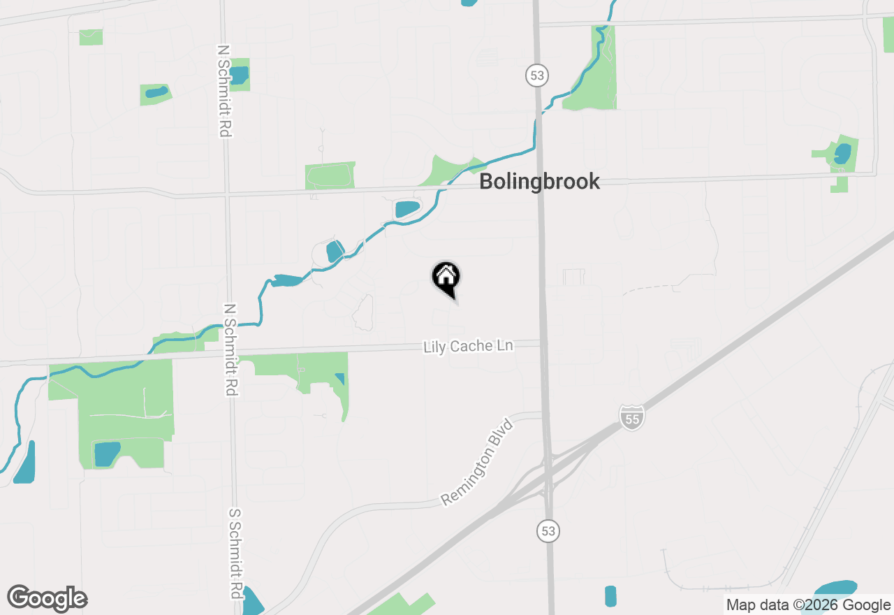 Map of 46D Fernwood Drive, Bolingbrook, IL 60440