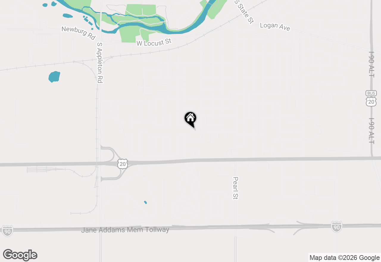 Map of 632 O'connell Court, Belvidere, IL 61008