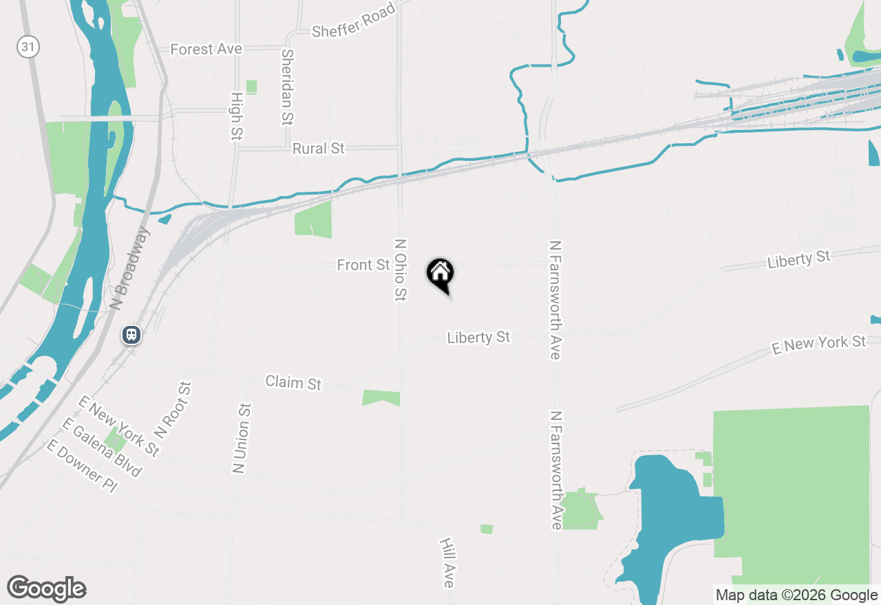 Map of 361 Trask Street, Aurora, IL 60505