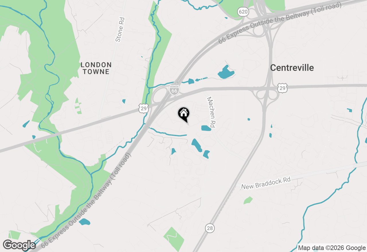 Map of 6145 Strasburg Drive, Centreville, VA 20121