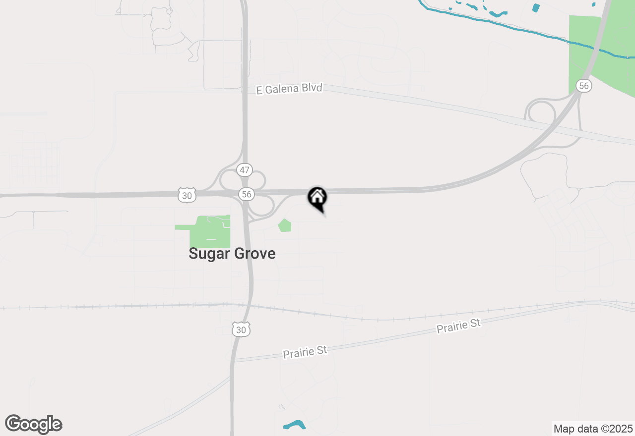 Map of 124 Monna Street, Sugar Grove, IL 60554