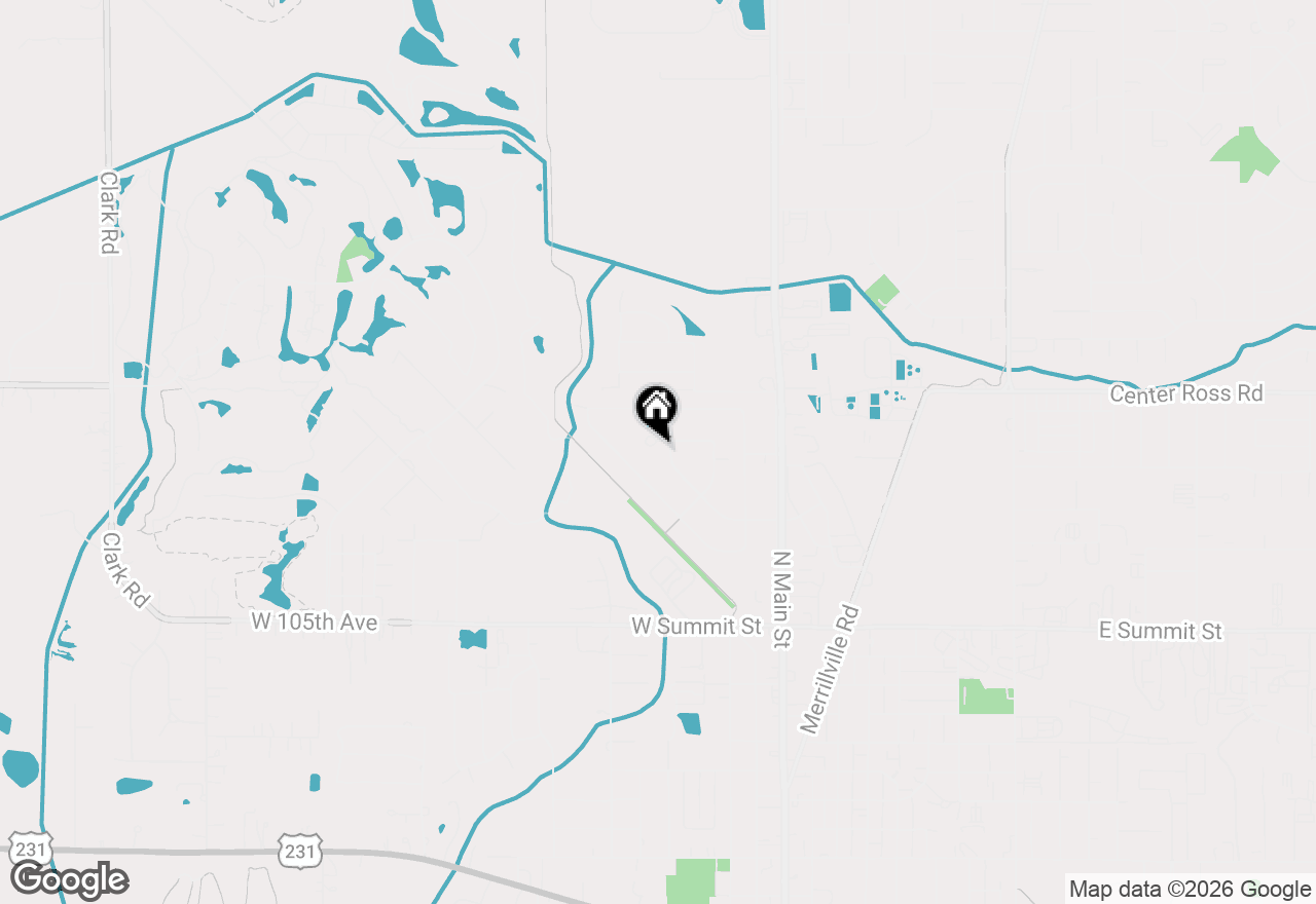 Map of 316 Oak Circle, Crown Point, IN 46307
