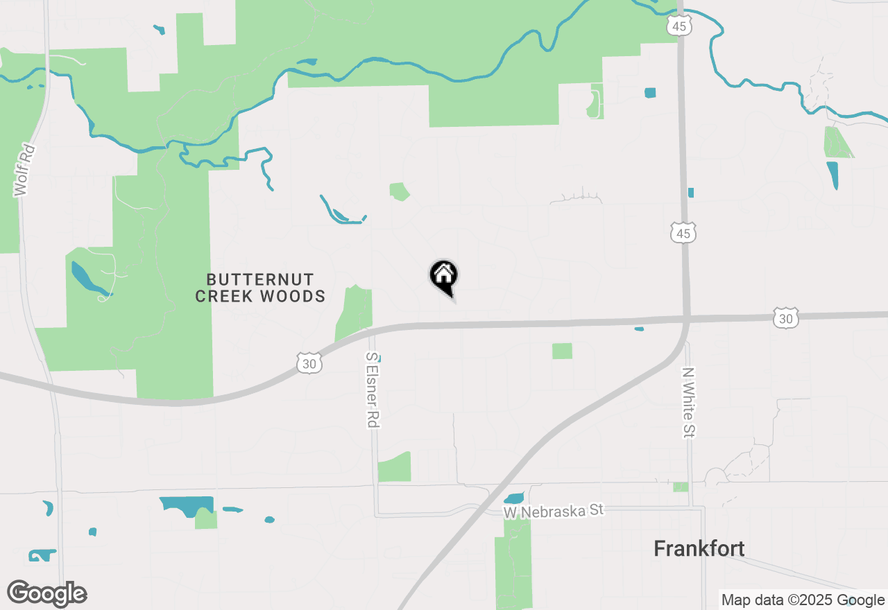 Map of 425 Cottonwood Road, Frankfort, IL 60423