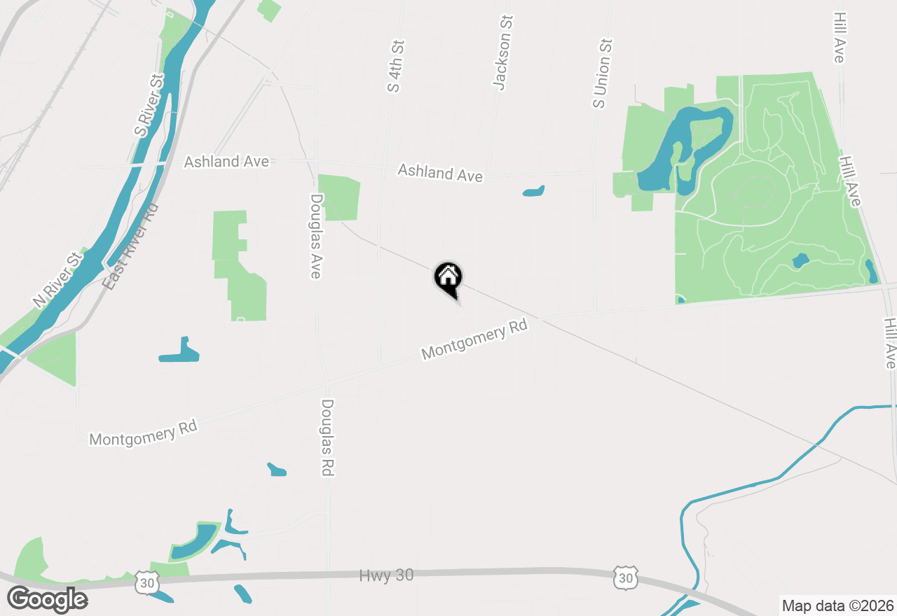 Map of 1235 Talma Street, Aurora, IL 60505