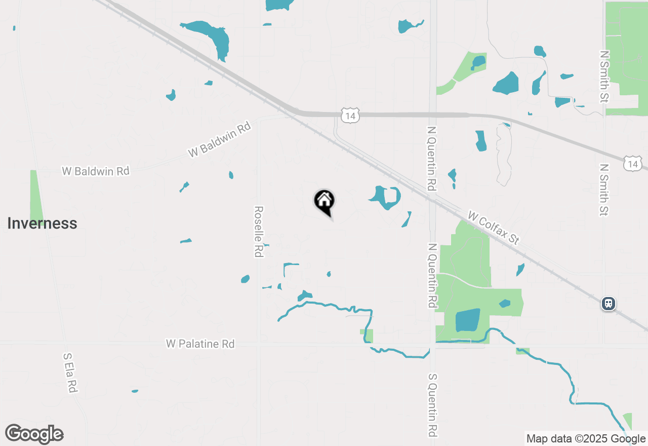 Map of 547 Rob Roy Court, Inverness, IL 60067